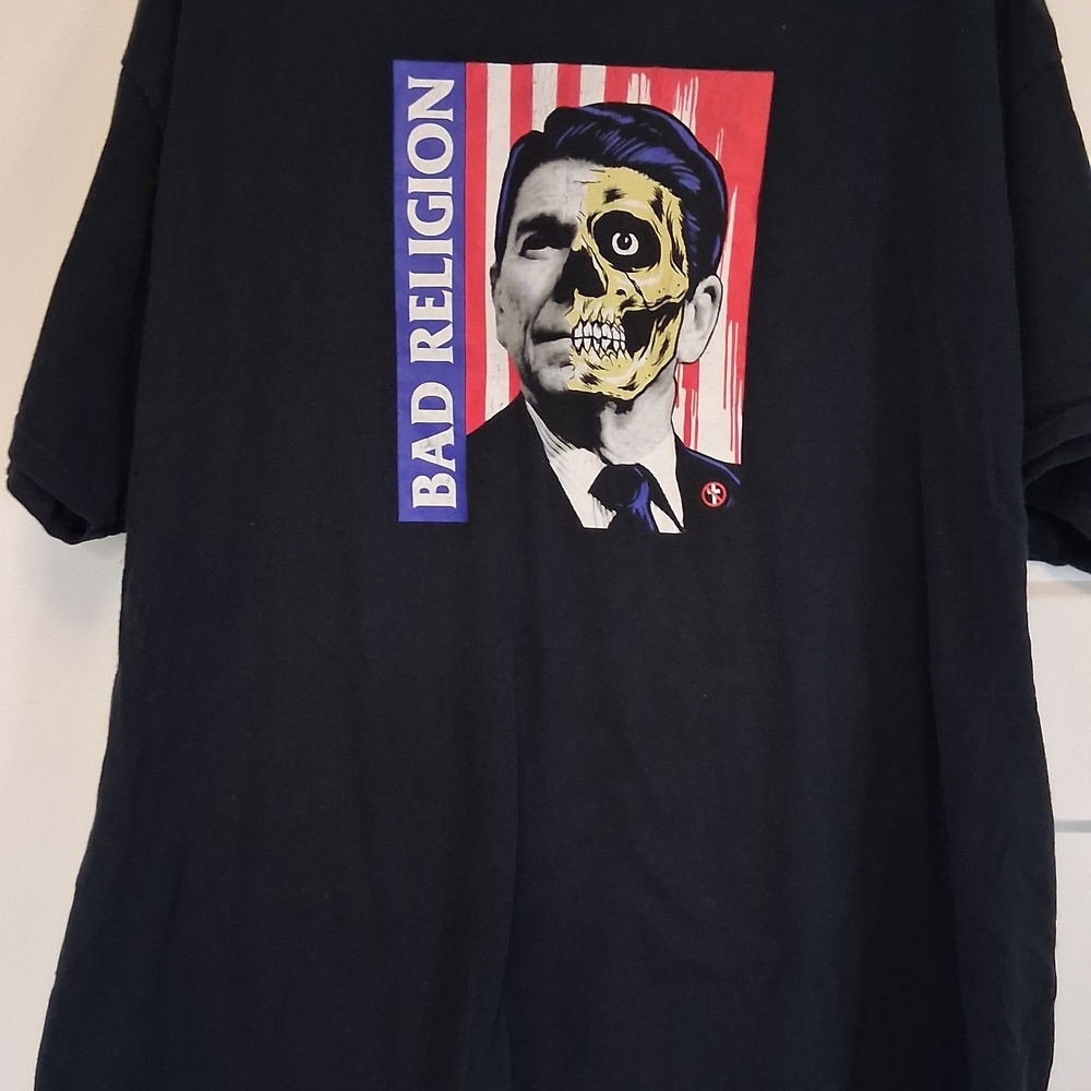 2X Rare! Vintage 2015 Bad Religion Tee